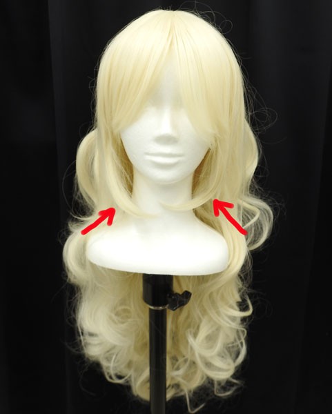 鏡の国の白の女王風ウィッグアレンジ☆  コスプレウィッグ専門店 