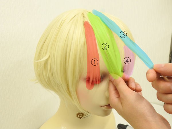 刀擬人化男士 源家の宝刀(兄上)風アレンジウィッグ | コスプレ